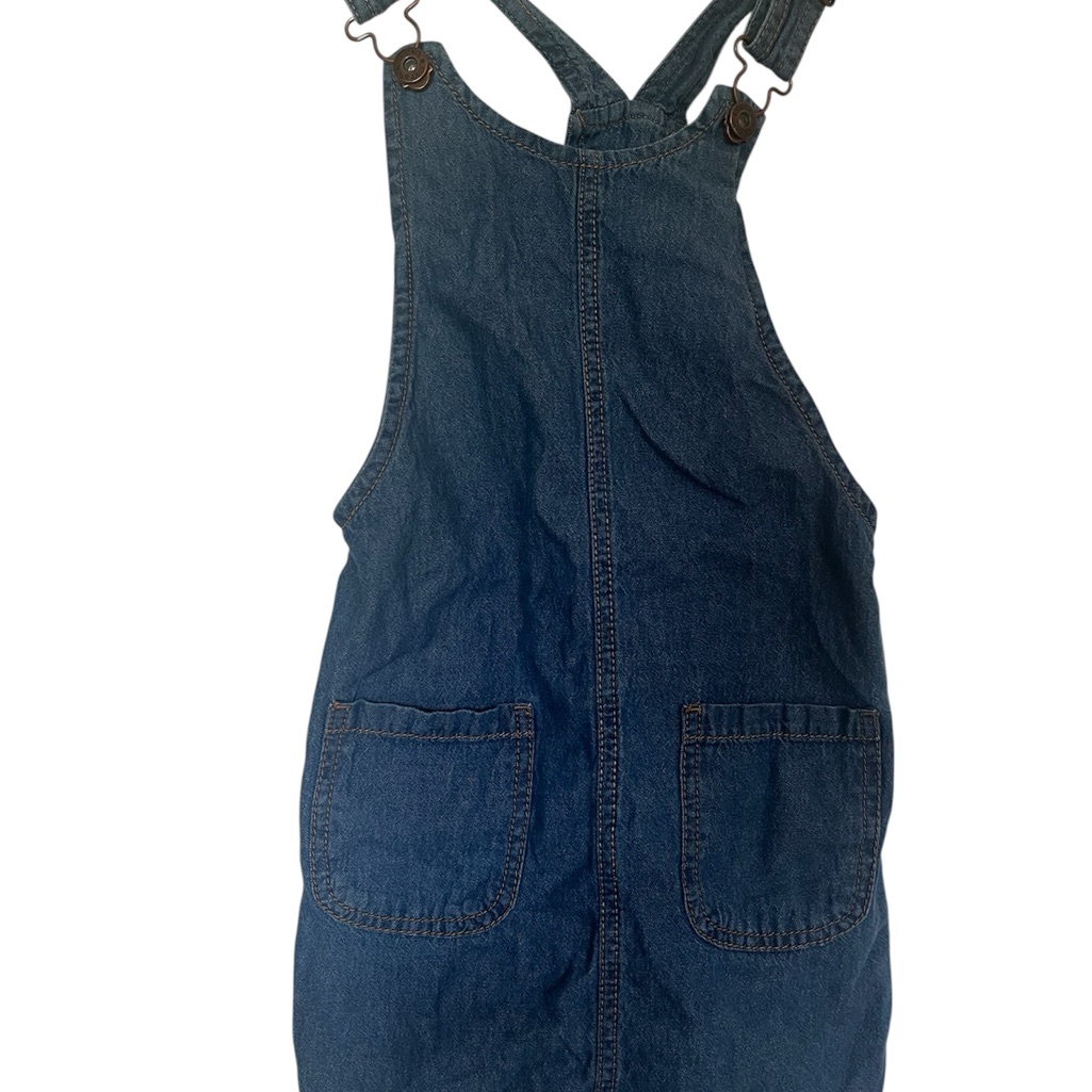 Lucky Brand Blue Denim Overalls Girls Size SPCh 7 Year L101
